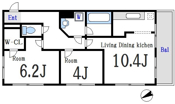 アクアガーデン 間取り図