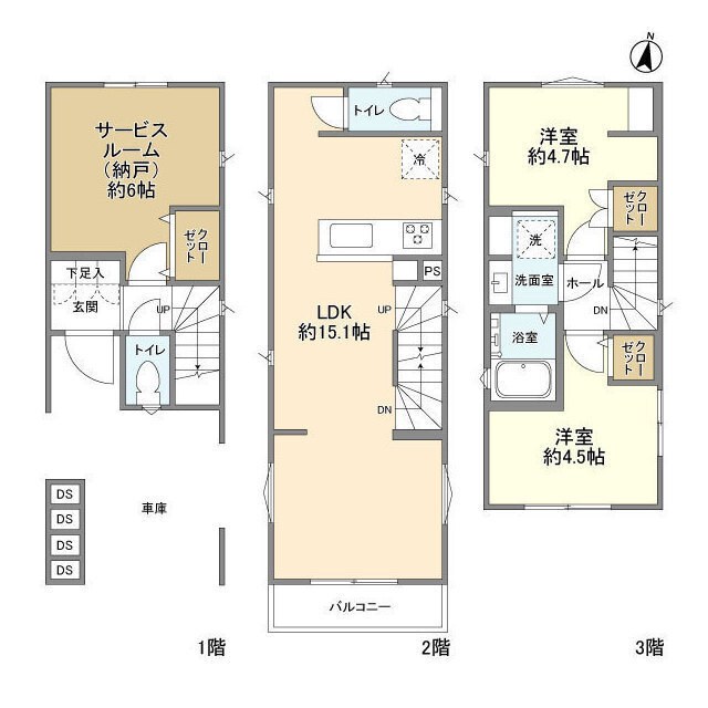 Kolet小岩#07 間取り図