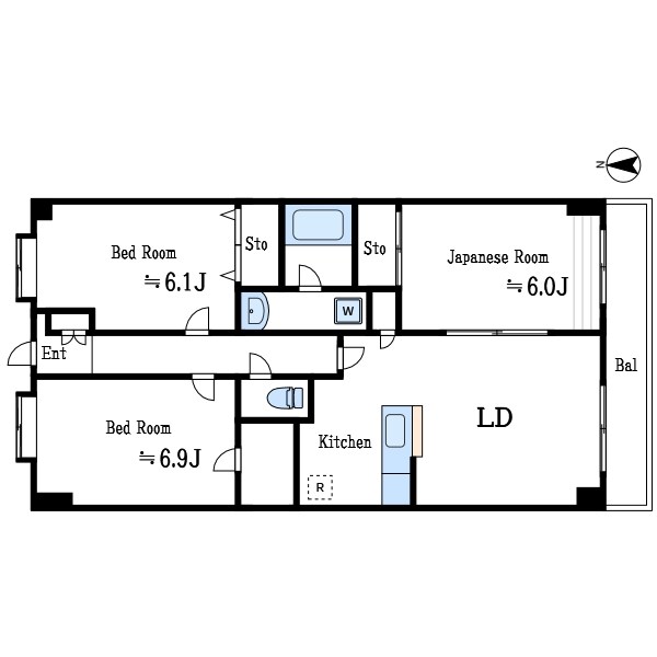 ヌーヴォアージュ 間取り図
