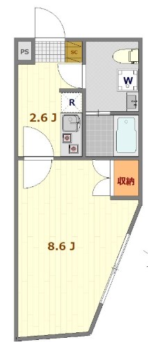 ラシクラス小岩駅前 間取り図