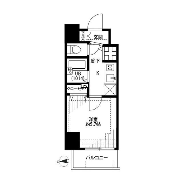 プレール・ドゥーク西大島駅前   間取り