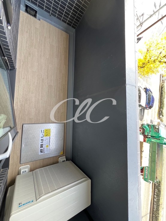 ミライズ北千住レジデンス ベランダ