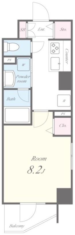 Nouvelle maison yamayaⅡ 間取り図