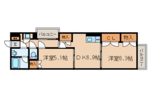 fioreto（フィオーレ） 間取り