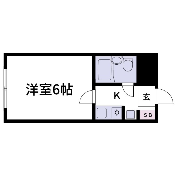 ライオンズマンション西新小岩 間取り図