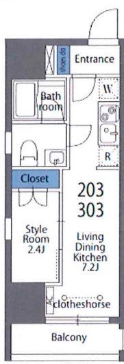 ROXIS日暮里 間取り