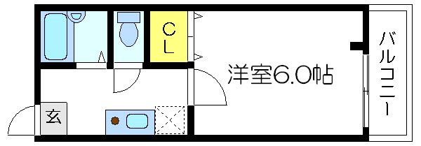 コーポ山本  間取り