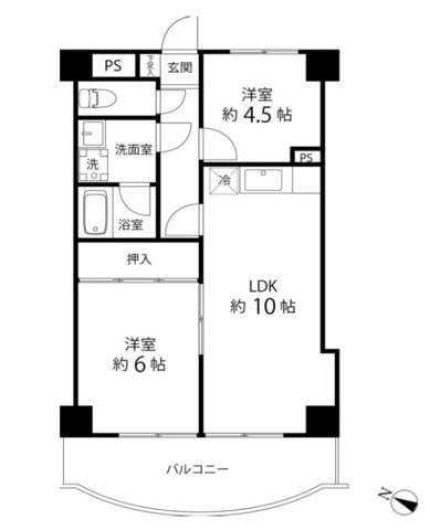 クオーレプロバンス篠崎 間取り