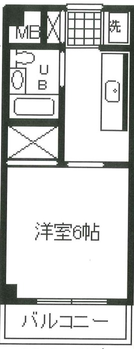 第8頼長ビル 704号室 間取り