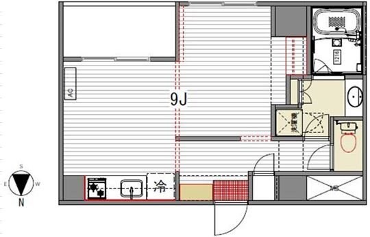 ラクラス田原町   間取り