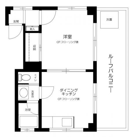 ハイツフォレスト 301号室 間取り