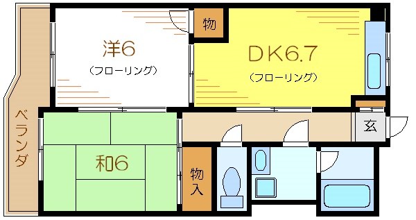 メゾンアゼィリア 間取り