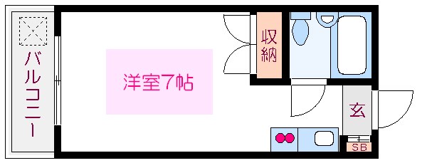 パークサイド関口 間取り