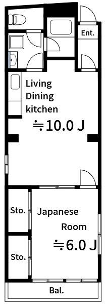 サンハイツ小林 間取り図