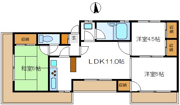 アクアレジデンス小岩 間取り
