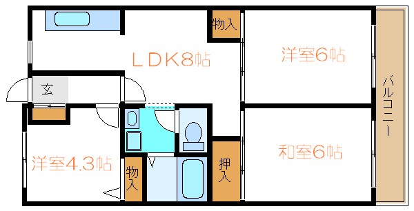 ＫＯＤＡヒルズ新小岩 間取り図