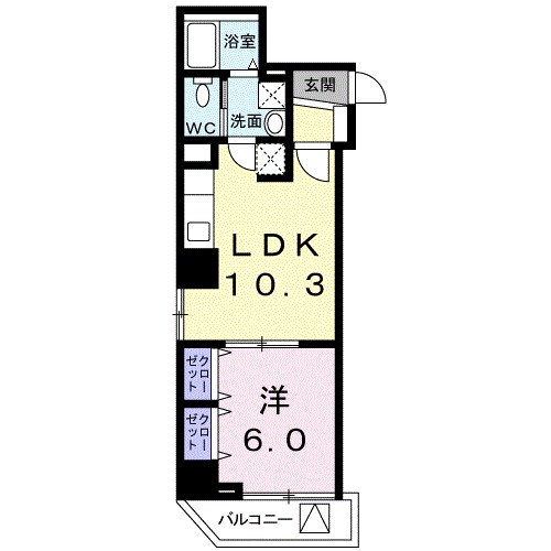 プレシャスワン錦糸町  間取り
