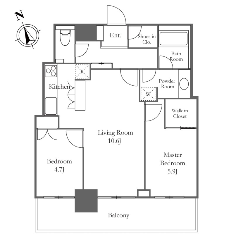 リエトコート　アルクスタワー 間取り