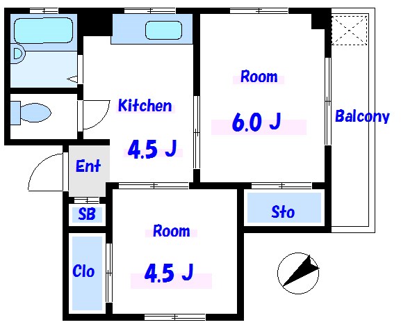 ハイブリード   間取り