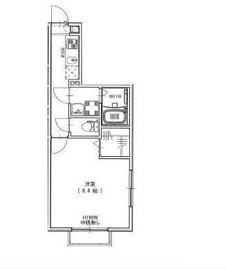 エルスタンザ中葛西 101号室 間取り