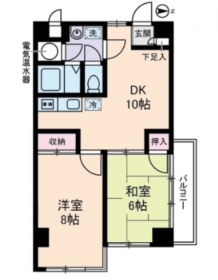 滝野川フラワーハイツ   間取り