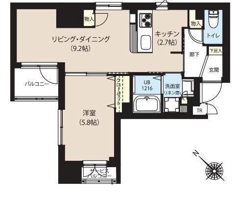 グランカーサ日本橋浜町 間取り