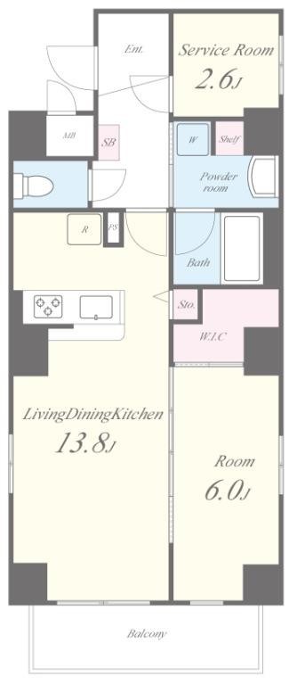 MEIN SCHLOSS亀戸 間取り