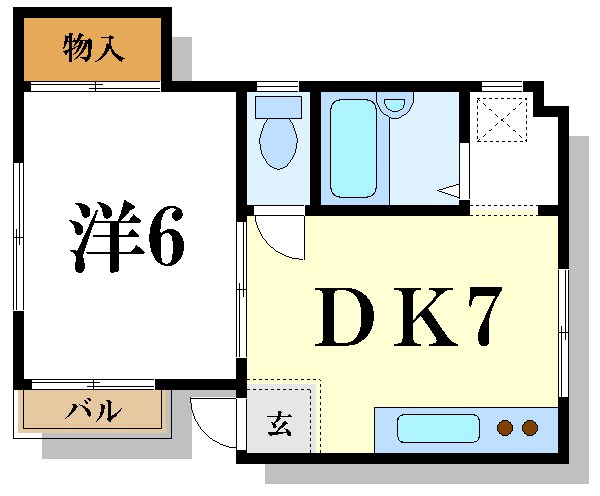 金子マンション  間取り