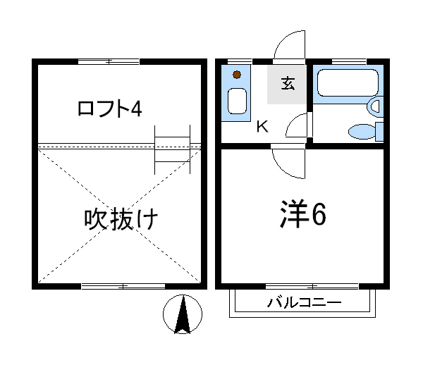 エクセル１ 112号室 間取り