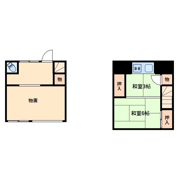 大泉５丁目戸建 間取り図