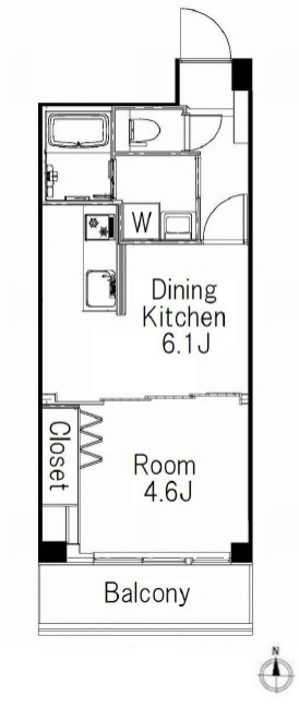 石島タウンフラッツ  間取り