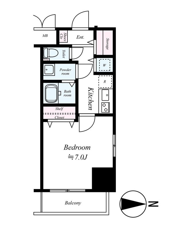 feeth日暮里  間取り