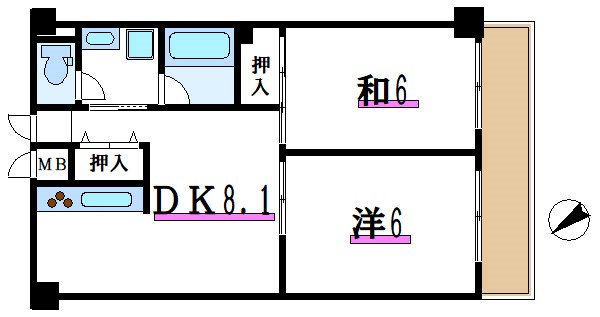 清晃マンション 間取り