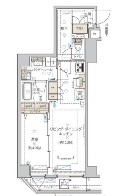 ARCOBALENO KINSHICHO 間取り