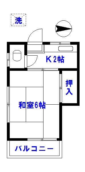 坂口荘  間取り