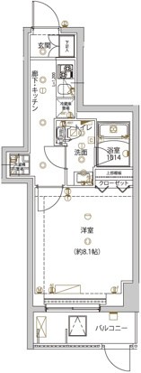 ユリカロゼ五反野Ⅲ 間取り
