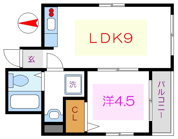 メゾンマナカ３ 間取り