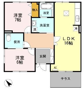 ラミアカーサK 間取り