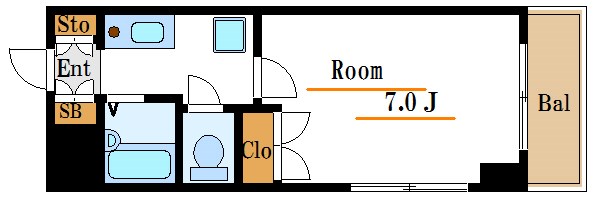 レジディア門前仲町  間取り