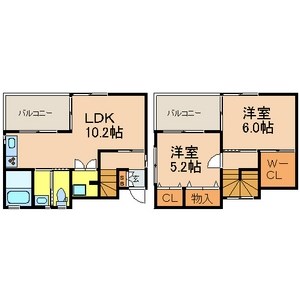 西小岩3丁目貸家 間取り