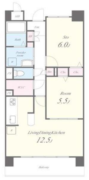 グリシーヌ   間取り
