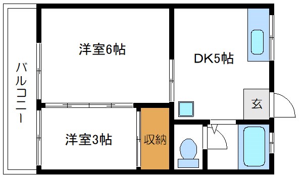 コーポカナユニ 間取り