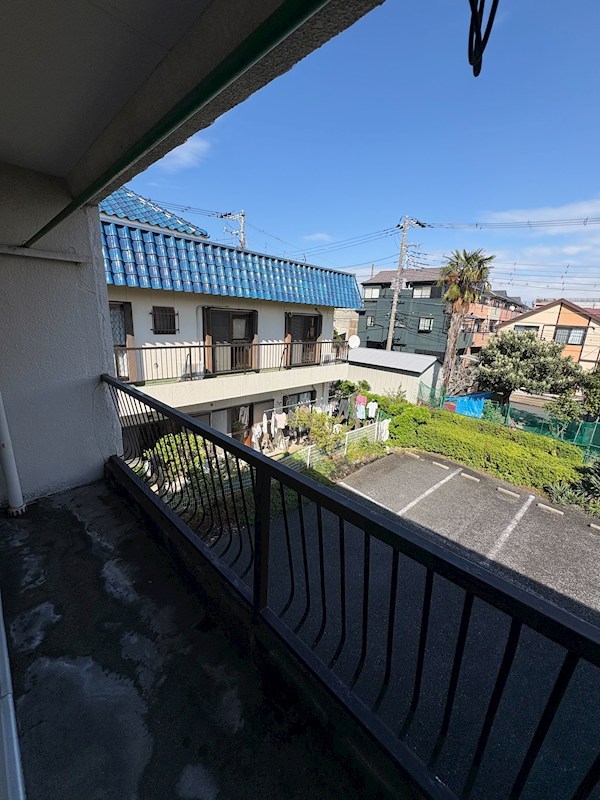 コーポカナユニ ベランダ