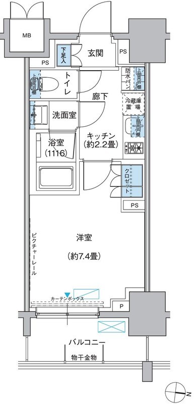 プラネソシエ西新井  間取り図