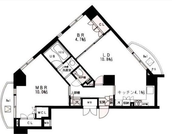 プライムアーバン千住 間取り図