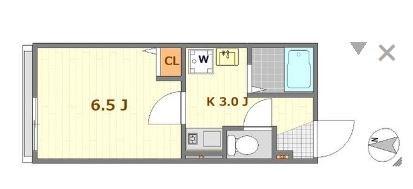 インフィニティ　ハイツ 間取り図