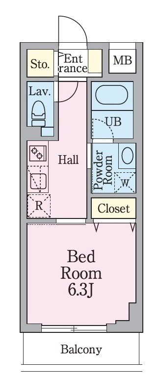 ジョイヴィレッジ瑞江 間取り図