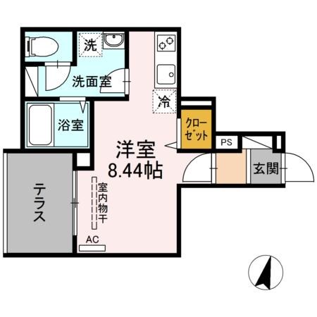 アンジュール西小岩 間取り図