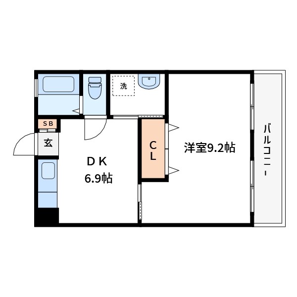 市川第１マンション 間取り図