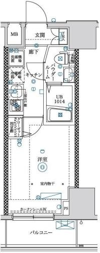 フェルクルールプレスト青戸 間取り